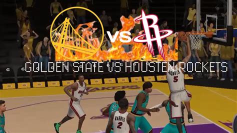 Golden State Vs Houseten Rockets Nba Live Nba2k23 93ovr Vs 62ovr Youtube