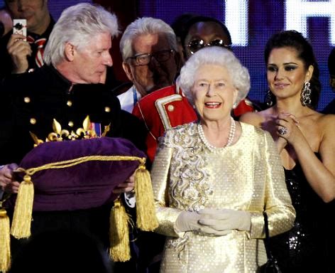 Queen Elizabeth at the Diamond Jubilee Concert - The British Royal ...