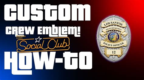 How To Custom Crew Emblem Gta Online Vector Tutorial Youtube