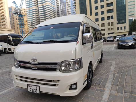 14 Seater Van Rental Rate In Sharjah Royal Rider Bus Rental