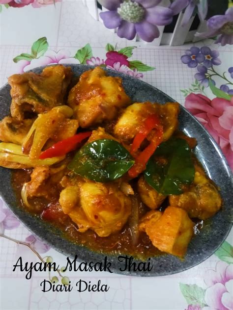 Diari Diela Ayam Masak Thai