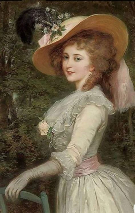 Victorian Woman Portrait Painting