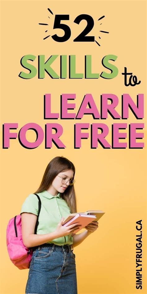 52 Things to Learn for Free | Skills to learn, Free online education ...