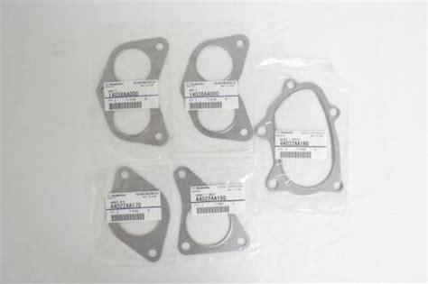 Genuine Subaru Exhaust Gasket Kit Turbo Manifolds Up Down Pipe Wrx Sti