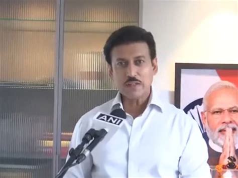 He Is A Legendary Athlete Rajyavardhan Singh Rathore Hails Neeraj