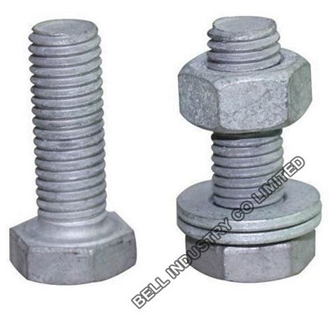 Hot Dip Galvanized Bolts And Nuts HDG Bolts BELL INDUSTRY