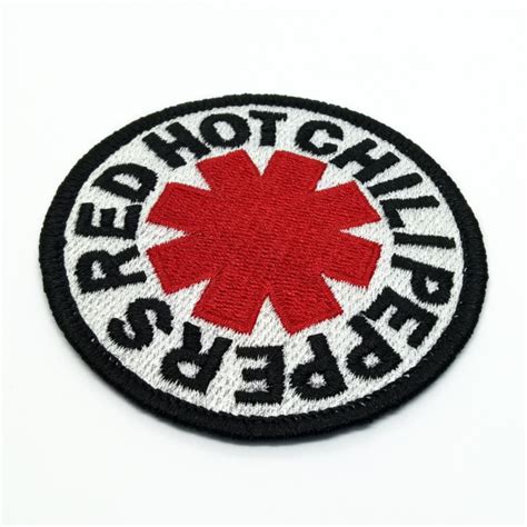 Red Hot Chili Peppers Parche Bordado Logo Mustafá Bordaditos