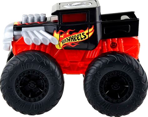 Samoch D Ze Wiat Em I D Wi Kiem Monster Truck Hot Wheels Czerwony