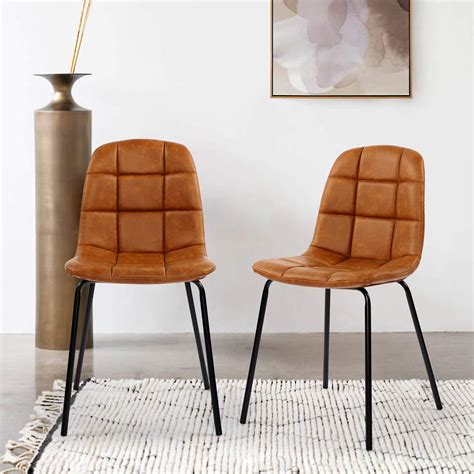 Yaheetech Dining Chairs Set Of 2 Upholstered Modern Dining