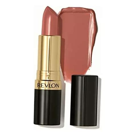 Revlon Labial Super Lustrous Lipstick Tono Blushing Nude Color