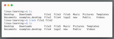 Command Line Recycle Bin For Linux System Dev Community