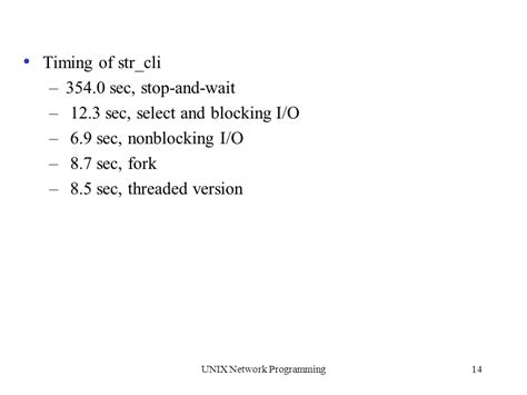 Unix Network Programming1 Chapter 15 Nonblocking I O Ppt Download