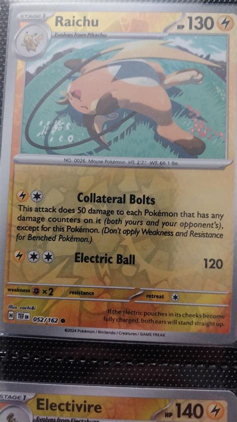 Raichu Reverse Holo Prices Pokemon Temporal Forces Pokemon Cards