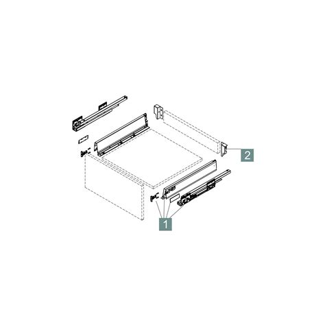 Szuflada Rejs Comfort Box Mm Niska H Bia A Kg