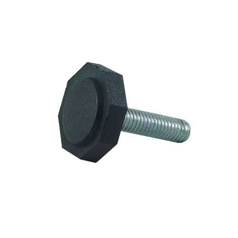 Nivelador Oitavado 22mm X M6 X X20 Preto FermaPlast