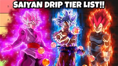 Ranking All Saiyan Transformations Drip Dragon Ball Tier List Youtube