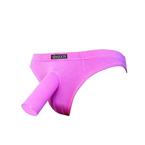 Semboon Men S Long Bulge Open Penis Sleeve Cock Glove Briefs Bikini Underwear Royal Blue WantItAll