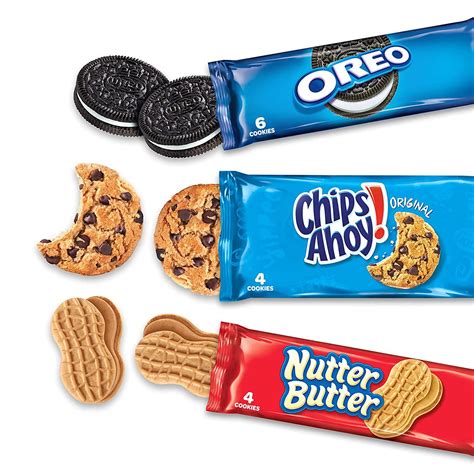 Nabisco Cookie Variety Pack Oreo Nutter Butter Chips Ahoy