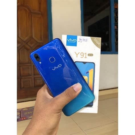 Jual Hp Sekensecond Vivo Y91 2019 Ram 232 Fullset Mulus Nokenn