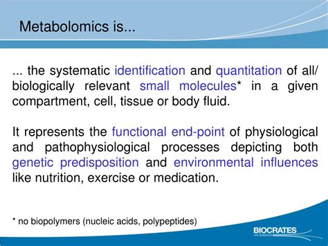 Ppt Bioinformatics For Targeted Metabolomics Met And Unmet Needs