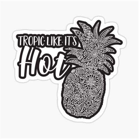 Tropic Like It S Hot Bridesmaids Sticker For Sale By LF Designs Redbubble