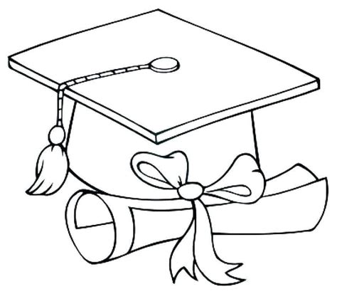 Graduation Coloring Pages Free Printable