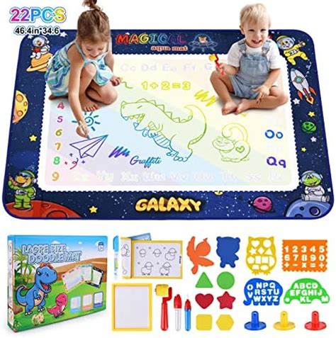 Roexun Tapis Dessin Enfant Grand Tapis Magique Dessin Eau