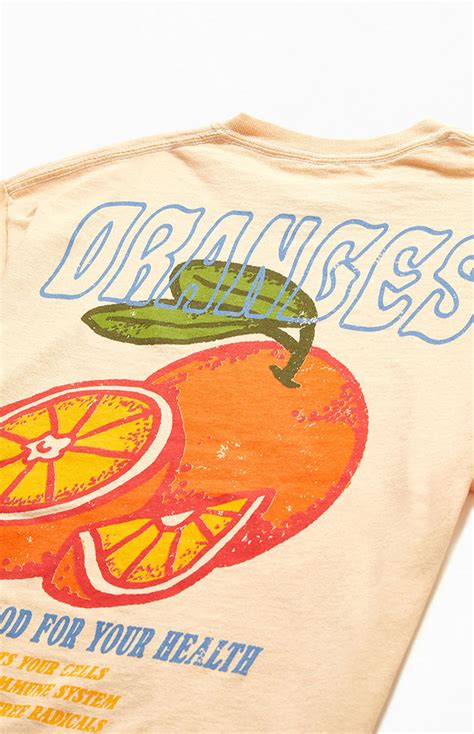 Oranges T Shirt PacSun Minimal Shirt Design Orange T Shirts Retro