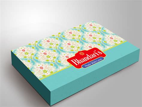 Sweets Box Packing Design Traditional Mithai Box Behance