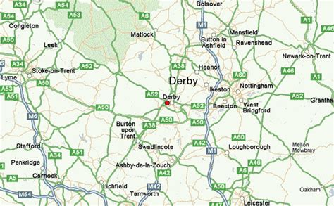 Derby City Centre Map