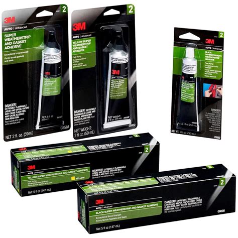 3m Black Super Weatherstrip Adhesive 5oz