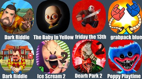 Dark Riddle The Baby In Yellow Friday The 13th Grabpack Dark Riddle Ice