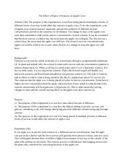AP Lab 4 The Effect Of Types Of Osmosis On Apple Cores Abstract 3b