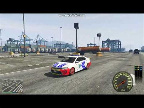 Gta V Mod Brimob Patroli Jalan Raya Los Santos Youtube