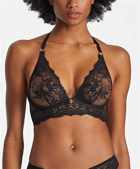 Soutien Gorge Brassi Re Dentelle Bralette Aubade Night Bird Black Queen