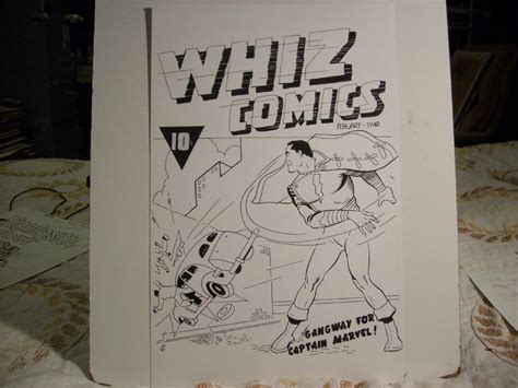 WHIZ Comic 2 Cover Recreation In Kelly Powers S Cover Recreations