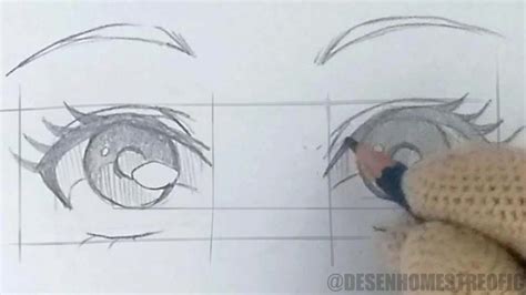 Como Desenhar Olhos De Anime SIMPLES PASSO A PASSO Iniciante YouTube