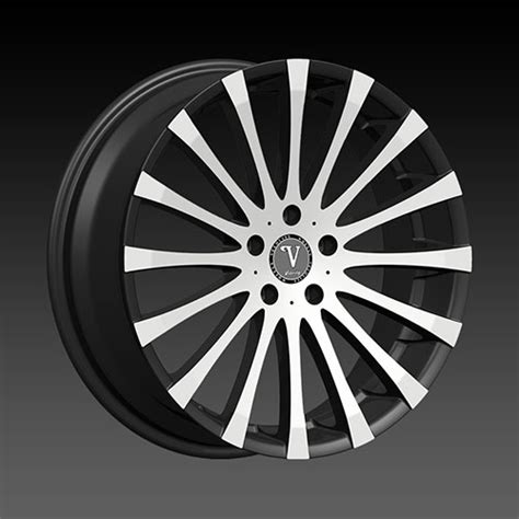 Velocity VW 13 20 X 7.5 Inch Rims (Black Machined) | Velocity VW 13 Rims