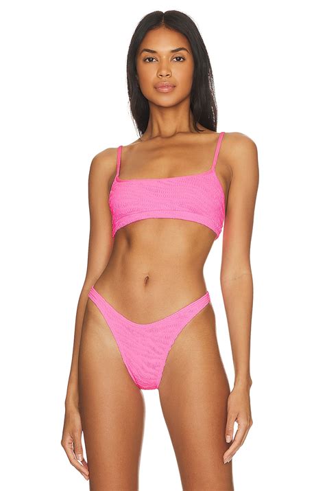 Bond Eye Saint Bikini Top In Pink Tiger REVOLVE