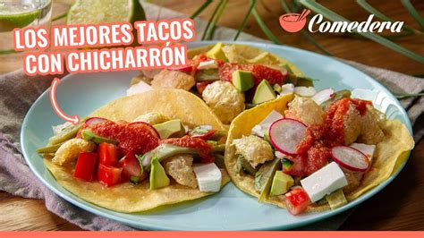 Deliciosos Tacos Placeros Con Chicharr N Receta F Cil Y R Pida