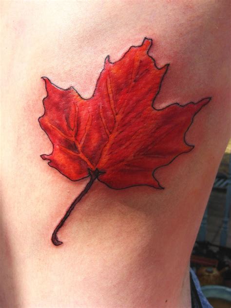 Maple Leaf Tattoo by cassienoble on DeviantArt