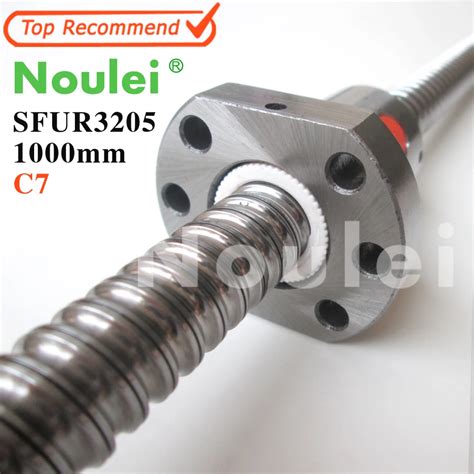 Noulei End Machined Screw Ballscrew Set Pcs Sfu Ball Screw L