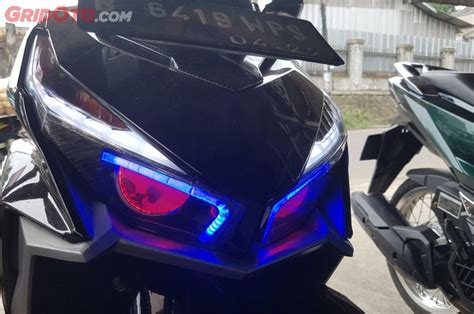 Upgrade Lampu Depan Bawaan Motor Jadi Led Projektor Segini Biayanya