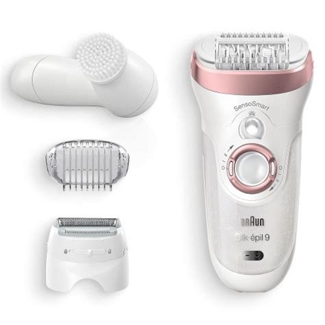 Эпилятор Braun Silk-epil 9 SensoSmart SES 9-855 с щёточкой для лица ...