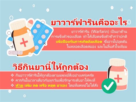 สรปการใชยาวารฟารน wafarin