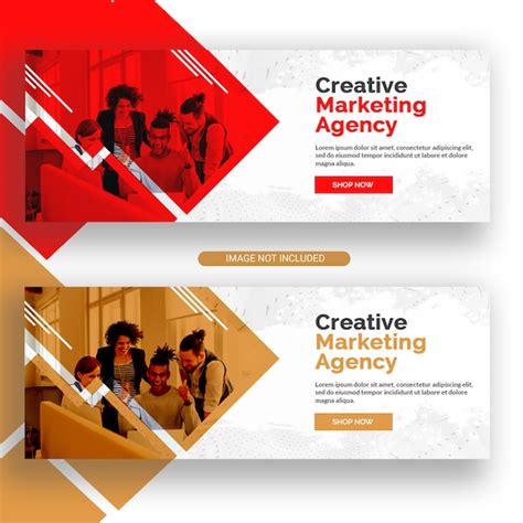 Premium Psd Creative Marketing Agency Facebook Banner