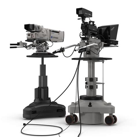 TV Studio Cameras Collection 3D Model $199 - .3ds .c4d .ma .obj .max ...