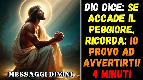 DIO DICE FIGLIO ASCOLTA QUESTO PER RICEVERE IL TUO MIRACOLO Il