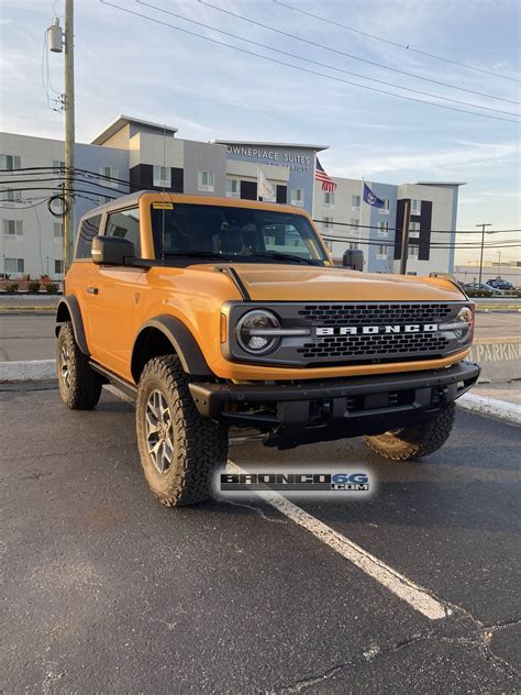 2 door Bronco Badlands (Cyber Orange) seen at Ford R&D center | Bronco6G - 2021+ Ford Bronco ...