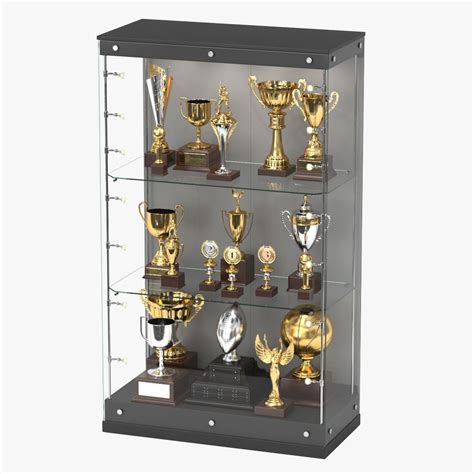 Tall narrow trophy case V1 Free 3D Model - .obj .stl - Free3D